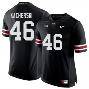 NCAA Ohio State Buckeyes Men's #46 Cade Kacherski Black Nike Football College Jersey GYH6245HA